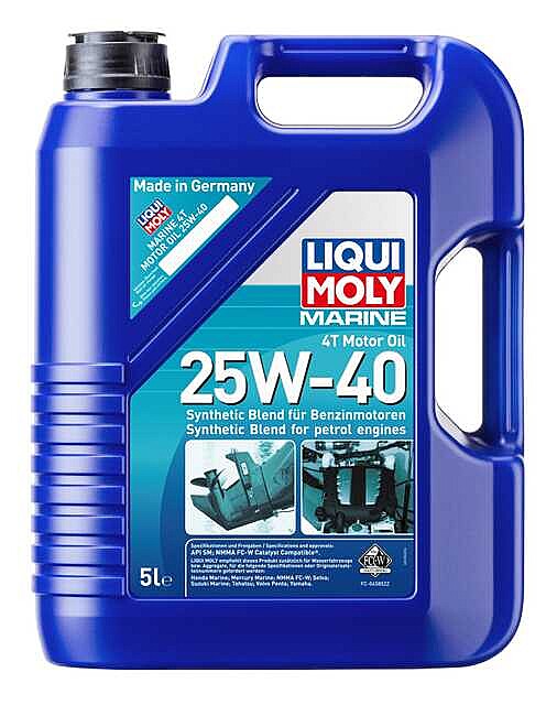 Liqui Moly Marine 4T Motor Oil 25W-40 - 5 Litres (25027) | LRT Lubricants Shop