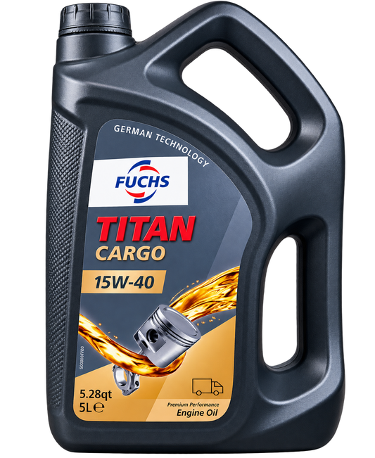 Fuchs Titan Cargo 15W-40 E9/E11 Engine Oil - 5 Litres | LRT Lubricants Shop