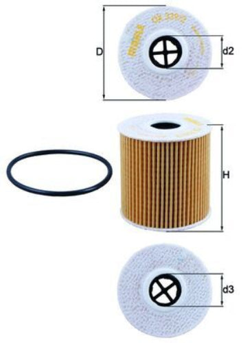 Mahle OX 339/2D Oil Filter | LRT Lubricants Shop