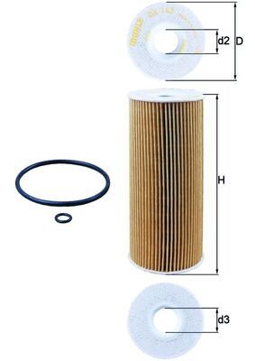 Mahle OX 143D Oil Filter | LRT Lubricants Shop