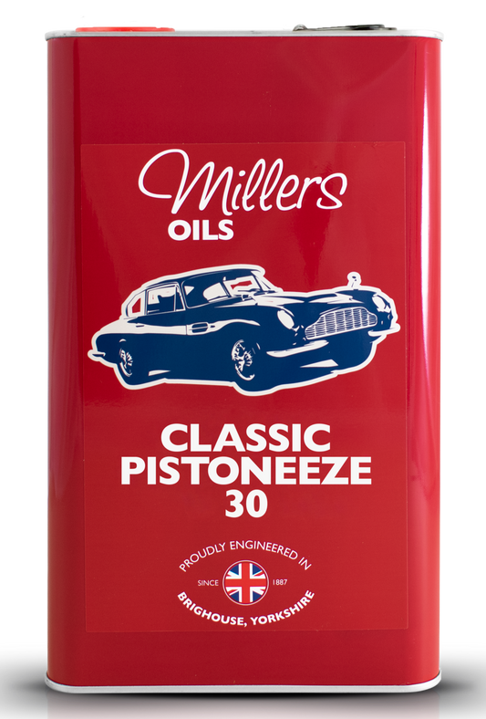 Millers Classic Pistoneeze 30 Engine Oil - 5 Litres | LRT Lubricants Shop