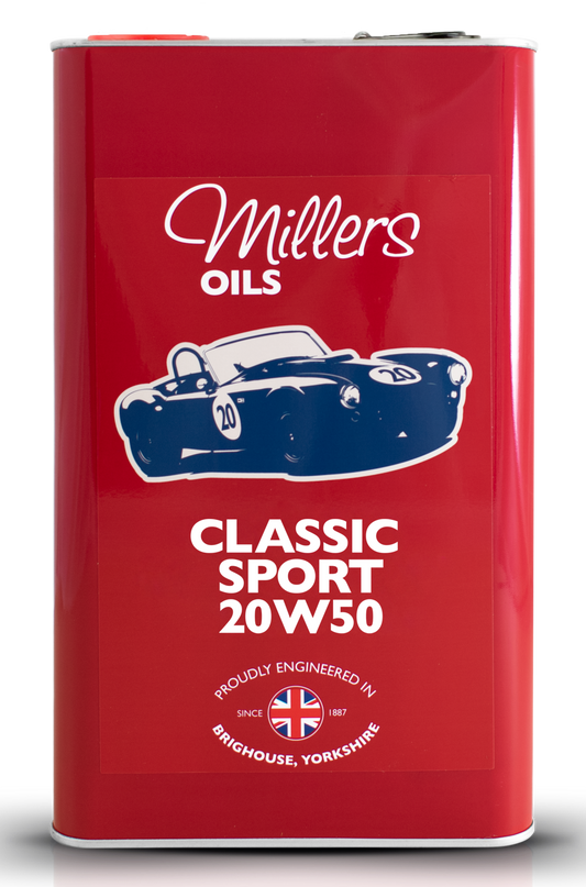 Millers Classic Sport 20W-50 Engine Oil - 5 Litres | LRT Lubricants Shop