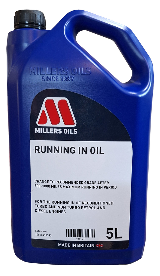 Millers Running in Oil - 5 Litres | LRT Lubricants Shop