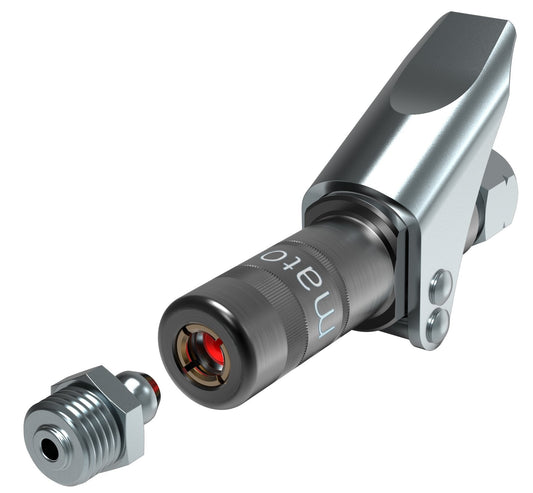 Mato Safe Lock Quick Disconnect Grease Coupler M10 | LRT Lubricants Shop