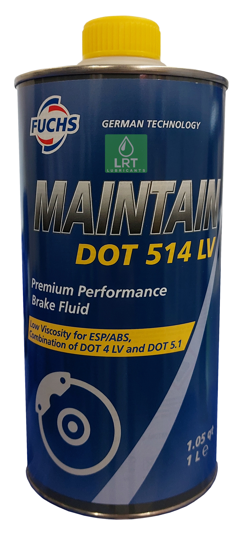 Fuchs Maintain DOT 514 LV Brake Fluid | LRT Lubricants Shop