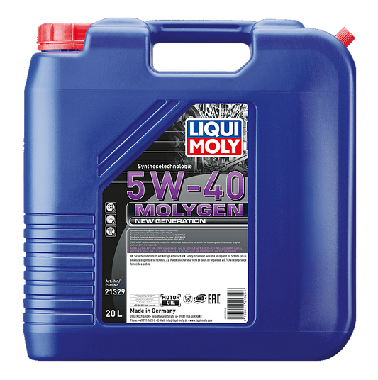 Liqui Moly Molygen Next Generation 5W-40 - 20 Litres | LRT Lubricants Shop