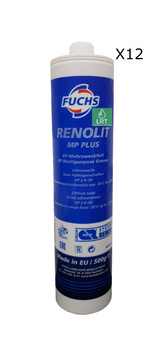 Fuchs Renolit MP Plus Multipurpose EP 2 Grease - 500g Cartridges