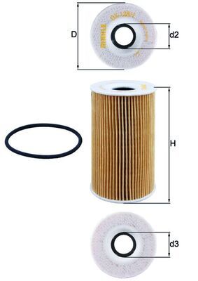 Mahle OX 128/1D Oil Filter | LRT Lubricants Shop