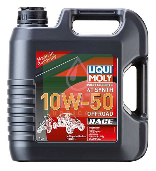 Liqui Moly Motorbike 4T Synth 10W-50 Offroad Race Engine Oil - 4L