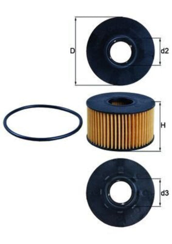 Mahle OX 191D Oil Filter | LRT Lubricants Shop