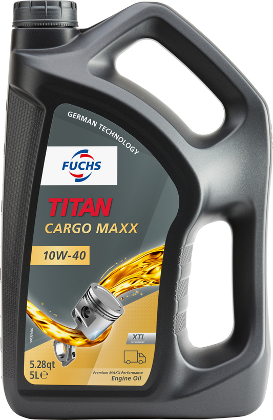 Fuchs Titan Cargo Maxx II SAE 10W-40 E11/E9/E8/E7/E6/E4 Engine Oil - 5 Litres | LRT Lubricants Shop