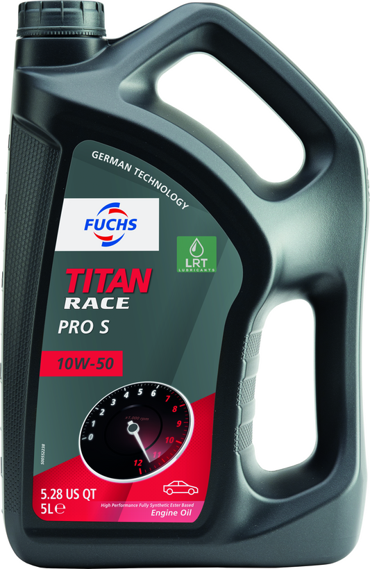 Fuchs Titan Race Pro S 10W-50 Race Oil - 5 Litres | LRT Lubricants Shop