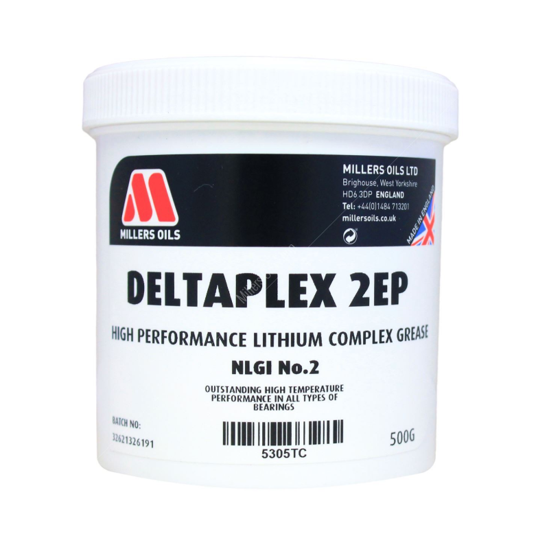 Mhhg Unigrease 2ep Grease Millers Deltaplex 2EP Complex EP 2 Grease - 500g Tub | LRT Lubricants Shop