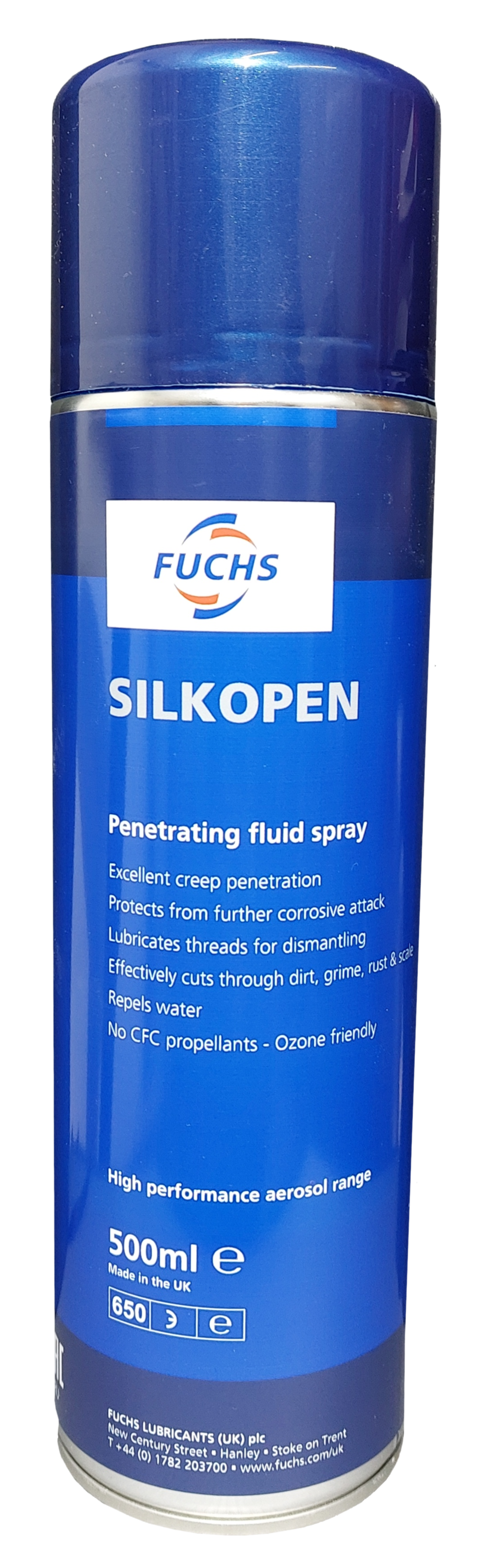 Fuchs Silkopen Penetrating Fluid - 500ml Aerosol | LRT Lubricants Shop