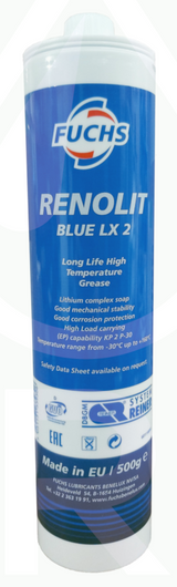 Fuchs Renolit Blue LX 2 Grease - 500g Cartridges
