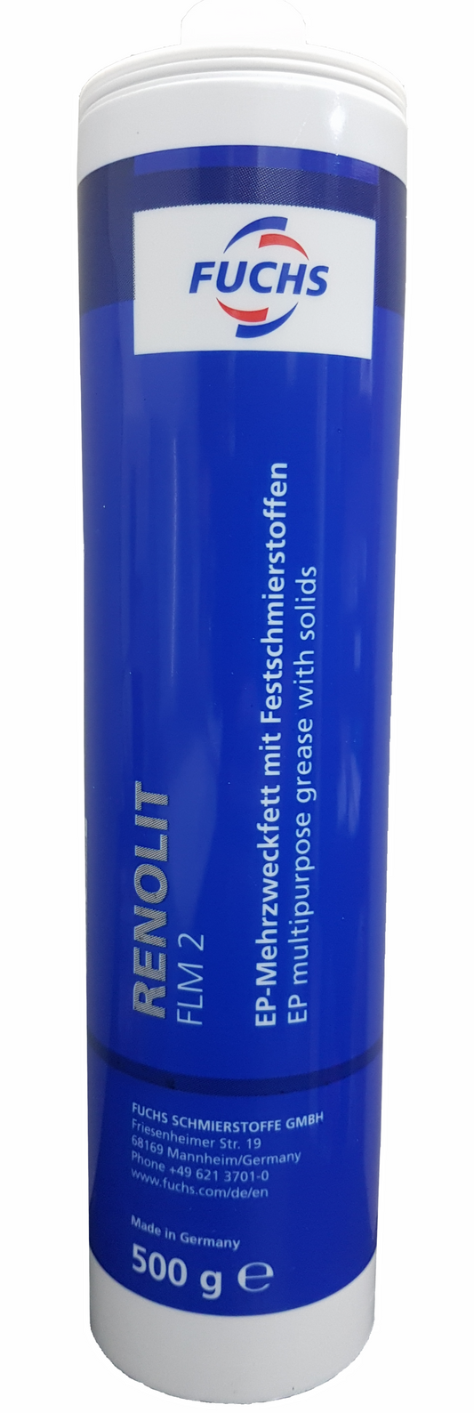 Fuchs Renolit FLM 2 Moly Grease - 500g Cartridges