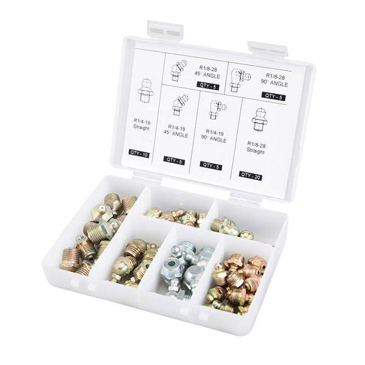 Groz ZBSP50 BSPT grease nipple pack 50 pieces | LRT Lubricants Shop