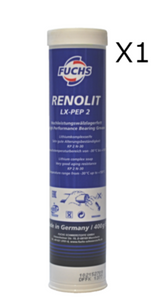 Fuchs Renolit LX-PEP 2 Complex Green Grease  - 400g Cartridges | LRT Lubricants Shop