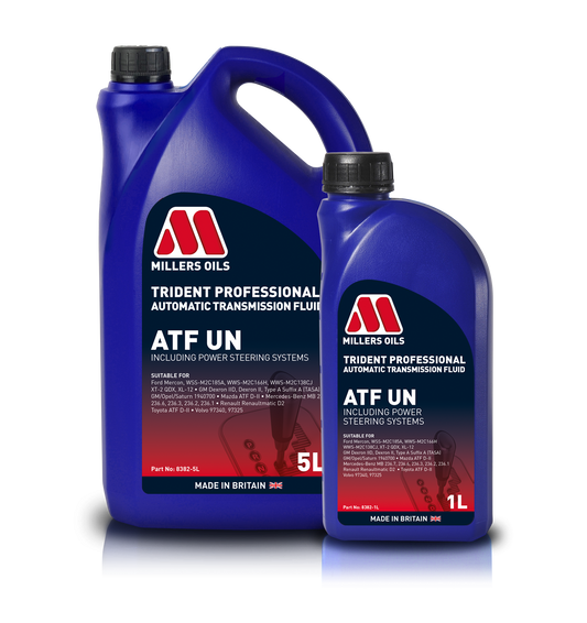 Millers Trident Professional ATF UN Dexron 2 Transmission Fluid - 5 Litres | LRT Lubricants Shop