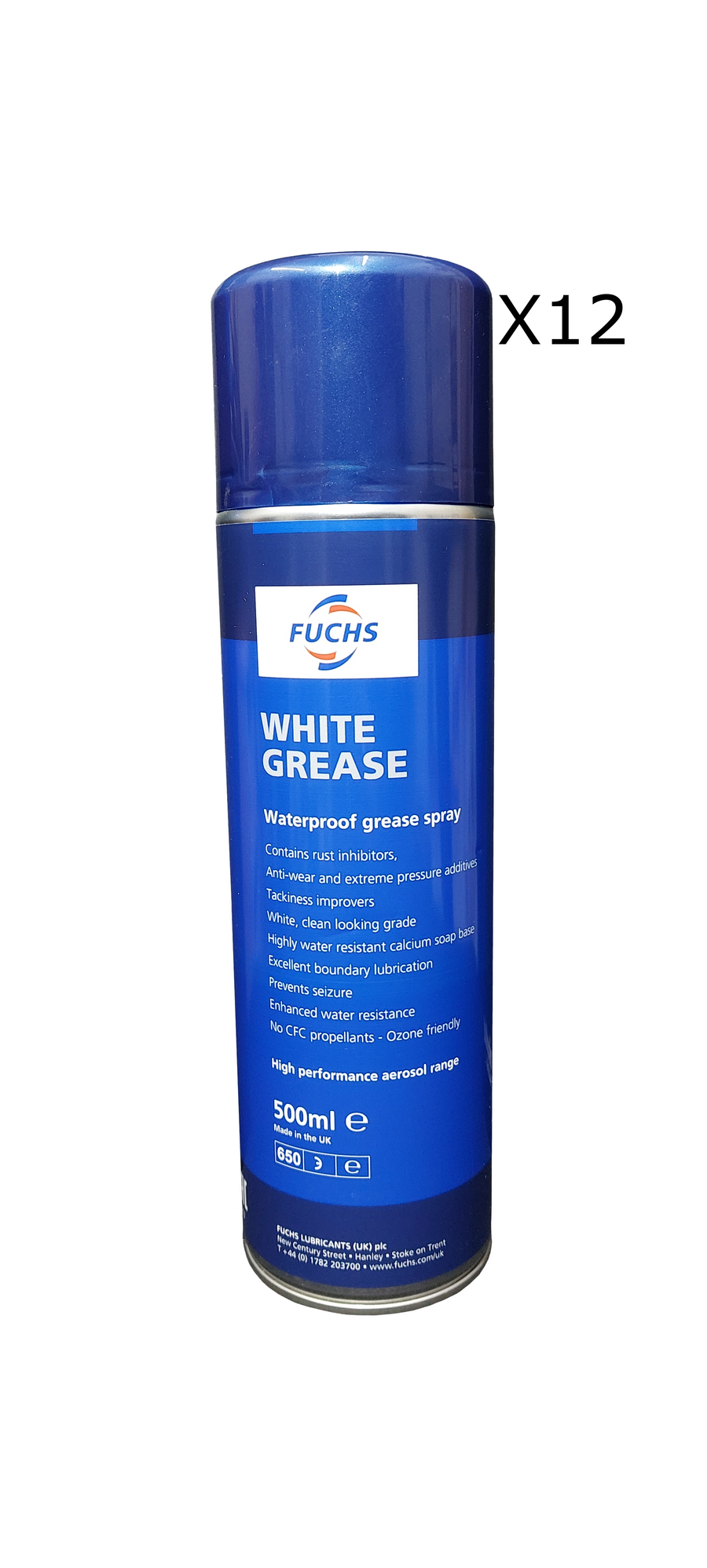 Fuchs White Grease - 500ml Aerosol | LRT Lubricants Shop