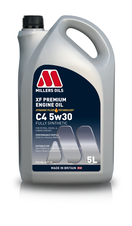 Millers XF Premium 5W-30 C4 Engine Oil - 5 Litres | LRT Lubricants Shop